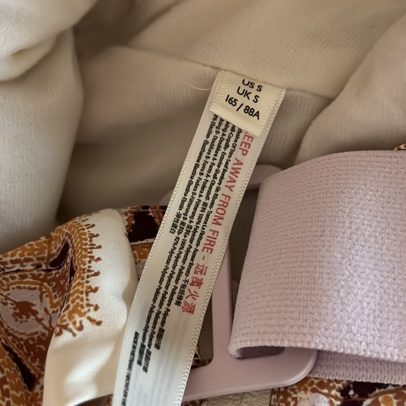 Free People Movement Alpine Glow Printed Snow Bib in Brushed Sail Paisley Size S - Picture 15 of 15